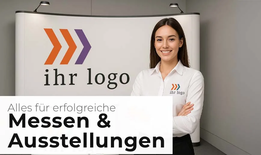 Gebrandete Werbeartikel als Blickfang und Giveaway auf einer Messe oder Ausstellung, Werbeartikel als Erfolgsfaktor auf Messen und Ausstellungen